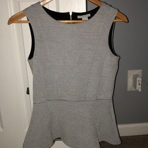 Formal peplum top